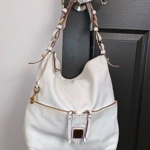 DOONEY & BOURKE Large Dillen Double Zip Pocket Hobo Shoulder Bag